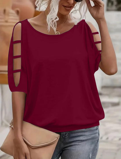Adel | Cold Shoulder Cut-Out Top