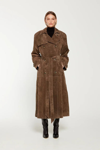 CHANTAL | Classic Belted Trench Coat