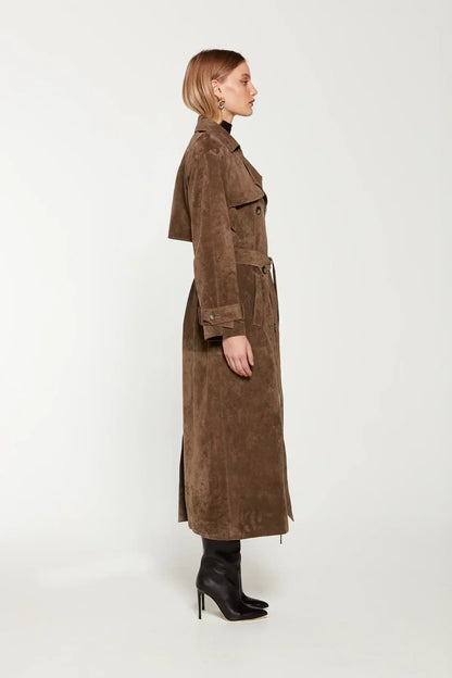 CHANTAL | Classic Belted Trench Coat