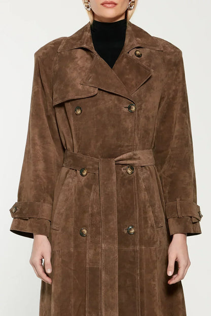 CHANTAL | Classic Belted Trench Coat