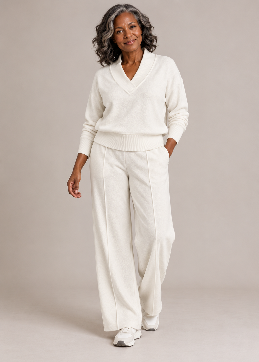 Anaïs™ | Luxuriously Soft V-Neck Knit Set