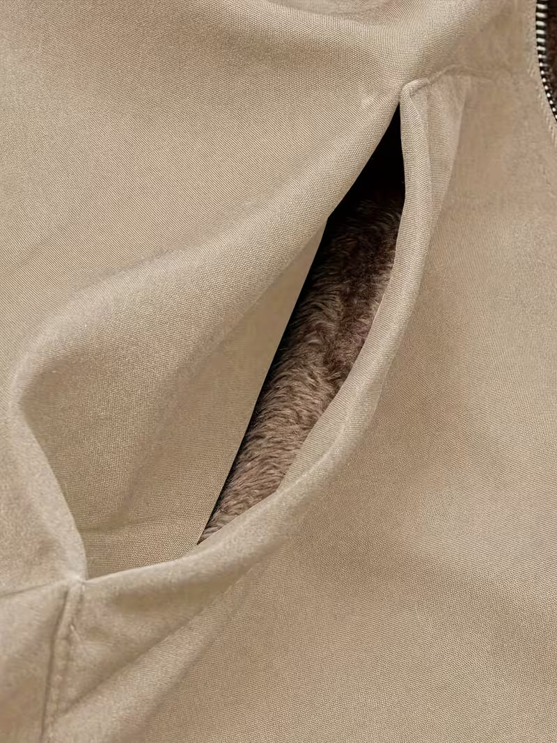 Evelyn™ | Cozy Sherpa-Lined Hooded Coat