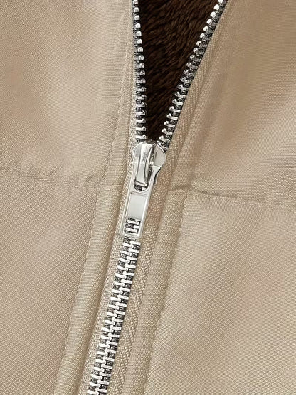 Evelyn™ | Cozy Sherpa-Lined Hooded Coat