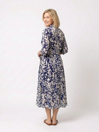 Claire | Long-Sleeve Midi Dress with Belt