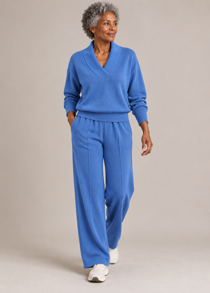 Anaïs™ | Luxuriously Soft V-Neck Knit Set
