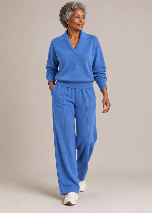 Anaïs™ | Luxuriously Soft V-Neck Knit Set