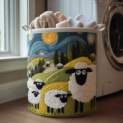 The Artisan Quilted Laundry Basket