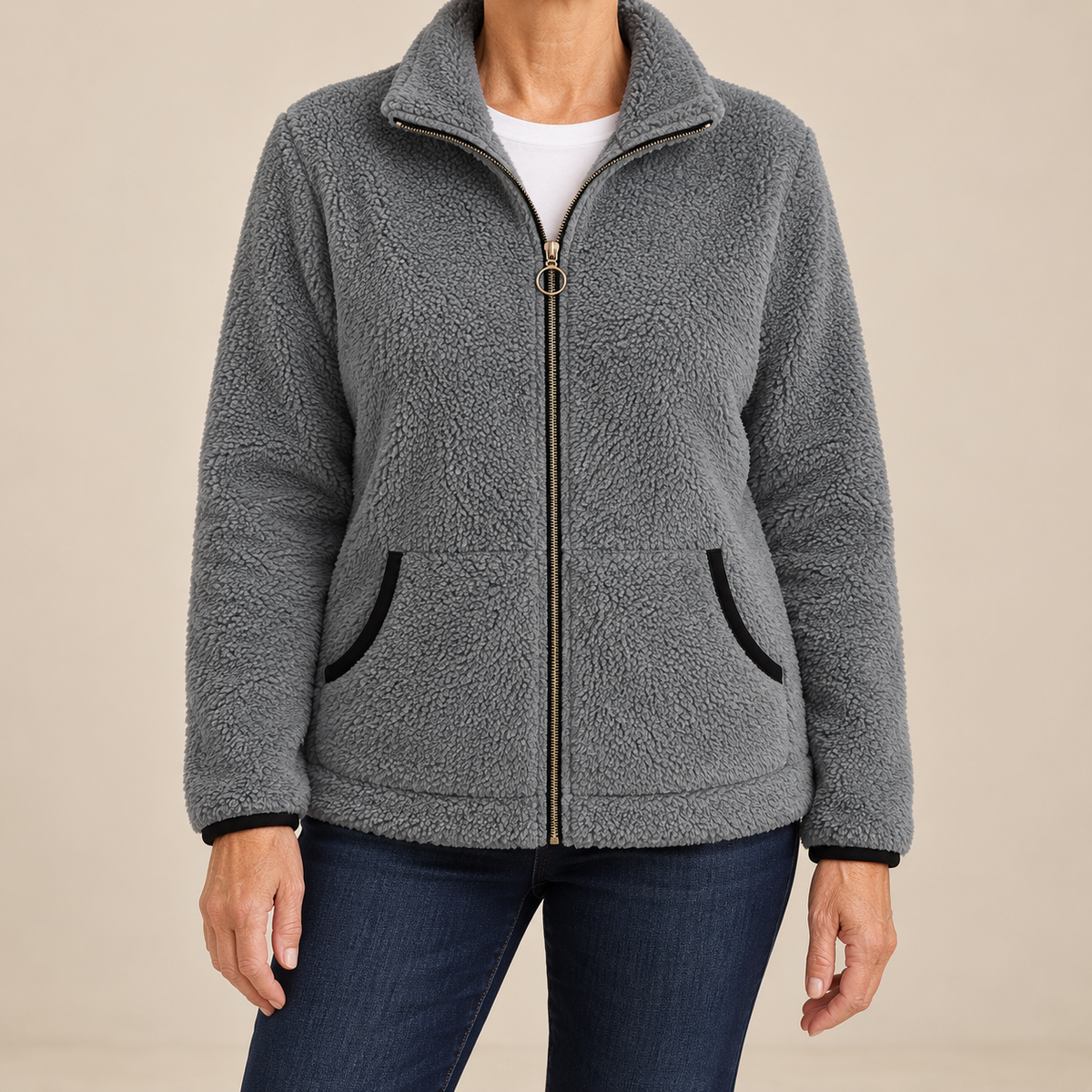 The Rosalie™ – Teddy Fleece Jacket