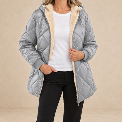 Clara | Sherpa-Lined Quilted Jacket