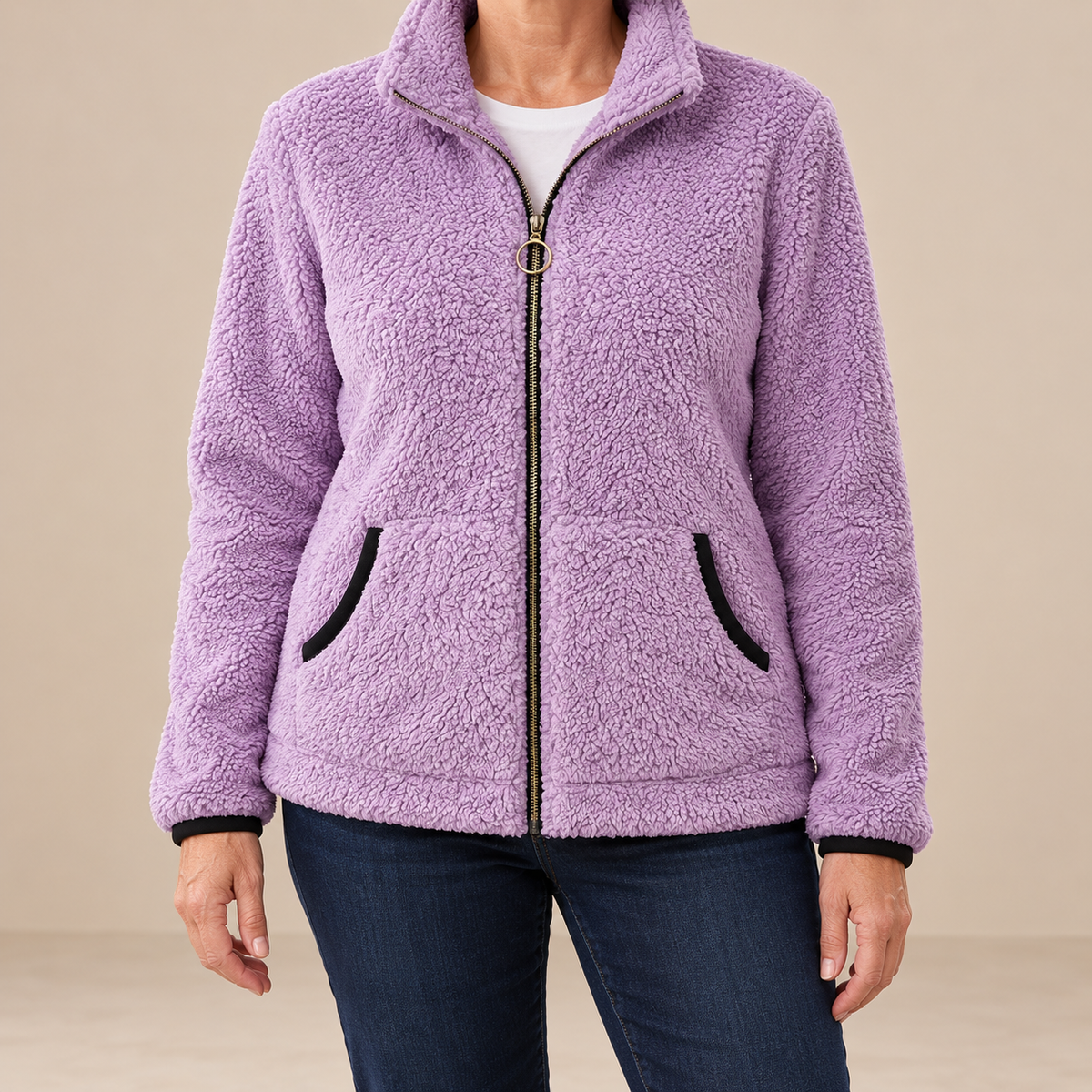The Rosalie™ – Teddy Fleece Jacket