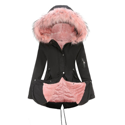 MARINA | Warm Velvet-Trimmed Parka