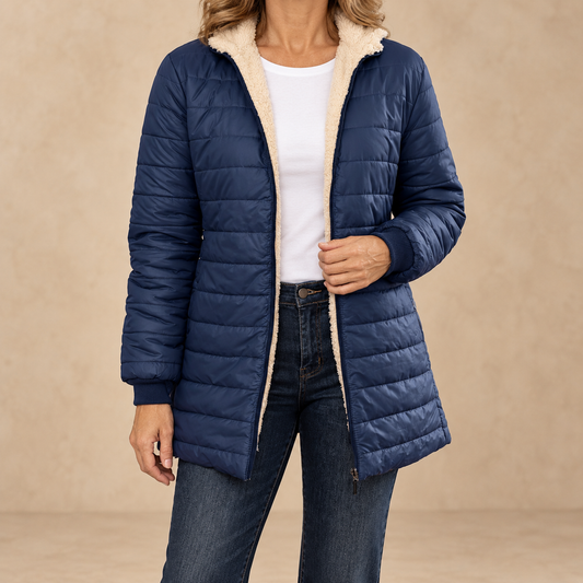 Harriet | Teddy-Lined Quilted Jacket