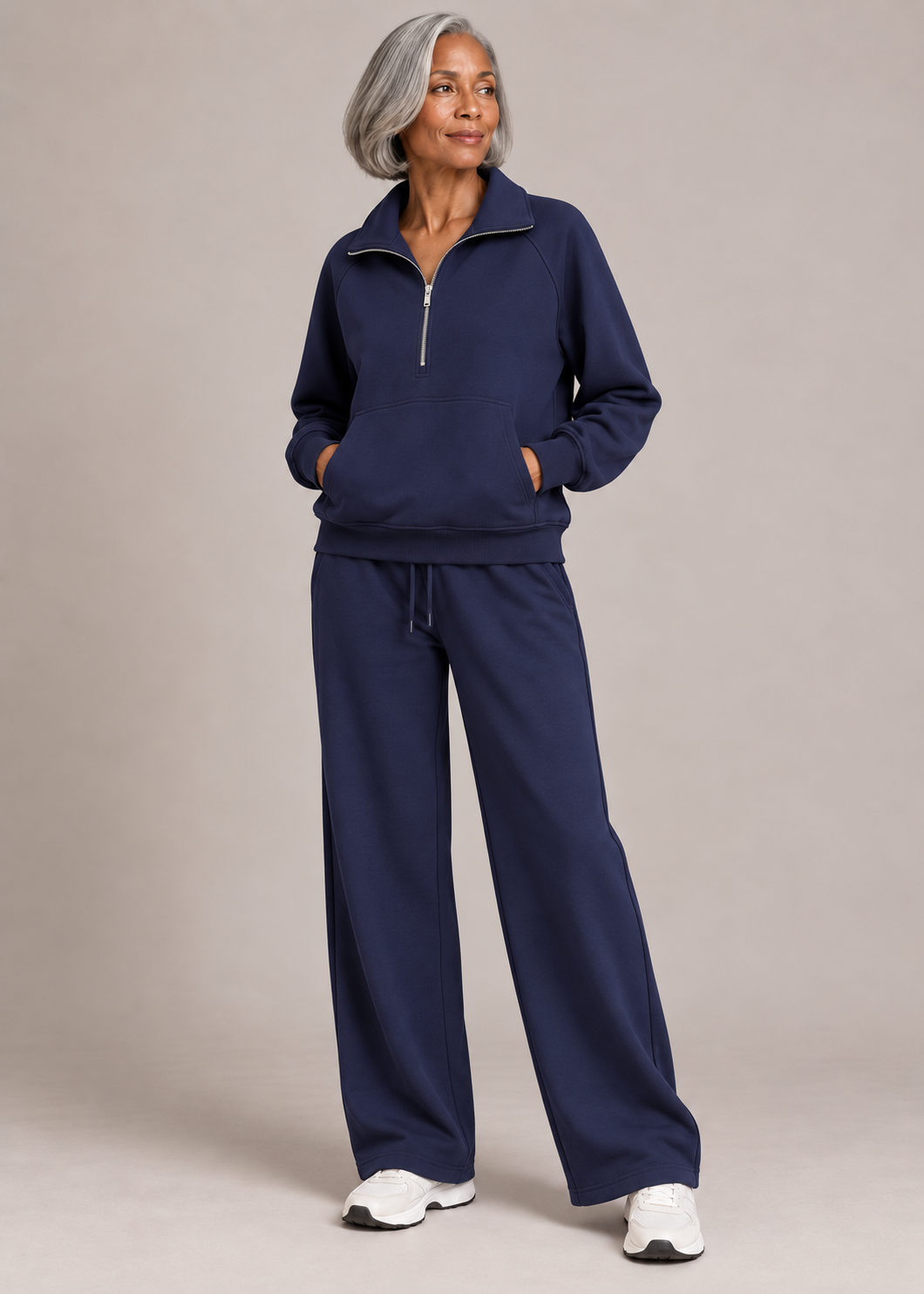 Ellie™ | Relaxed Half-Zip Two-Piece Set