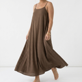 Dorsale™ — Backless Lace-Up Maxi Dress