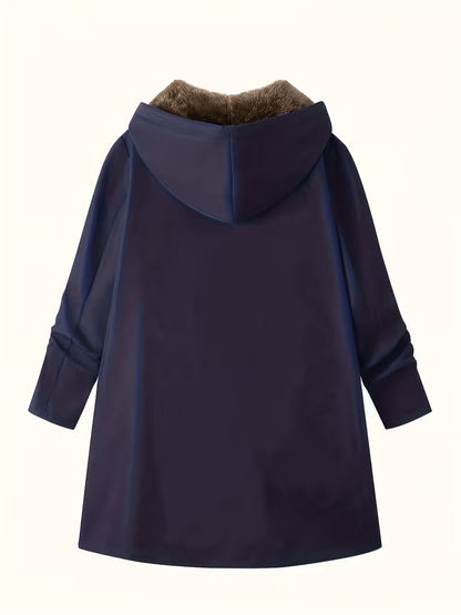 Evelyn™ | Cozy Sherpa-Lined Hooded Coat