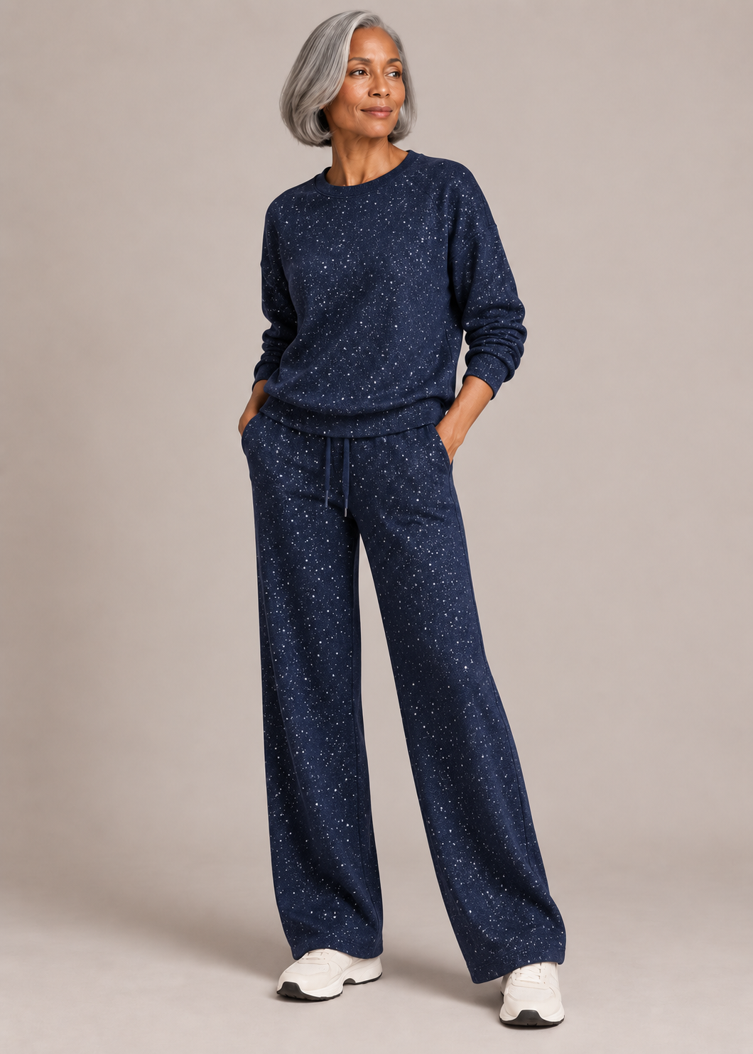 Amy™ | Shimmer Two-Piece Lounge Set