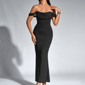 EUNOIA | Elegant Off Shoulder Backless Mermaid Dress