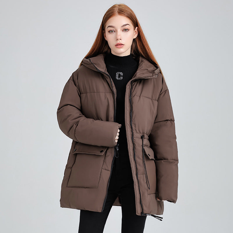 Celine | Comfy Zip-Up Hooded Puffer Jacket