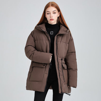 Celine | Comfy Zip-Up Hooded Puffer Jacket