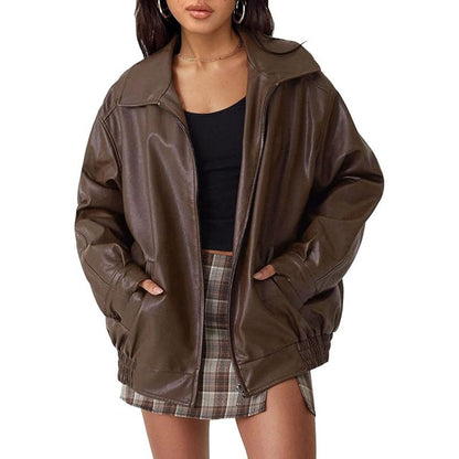 BRIONY | Stylish Oversized Motorcycle Jacket