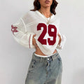 ALON | Retro Long Sleeve Pullover Sweater