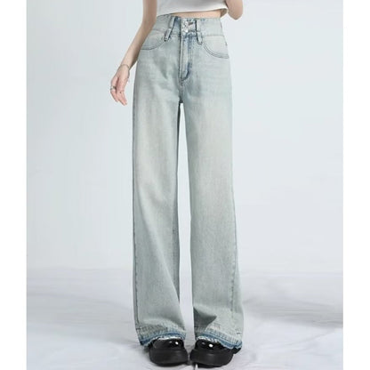 MAVINA | Summer Loose Fit Hem Jeans