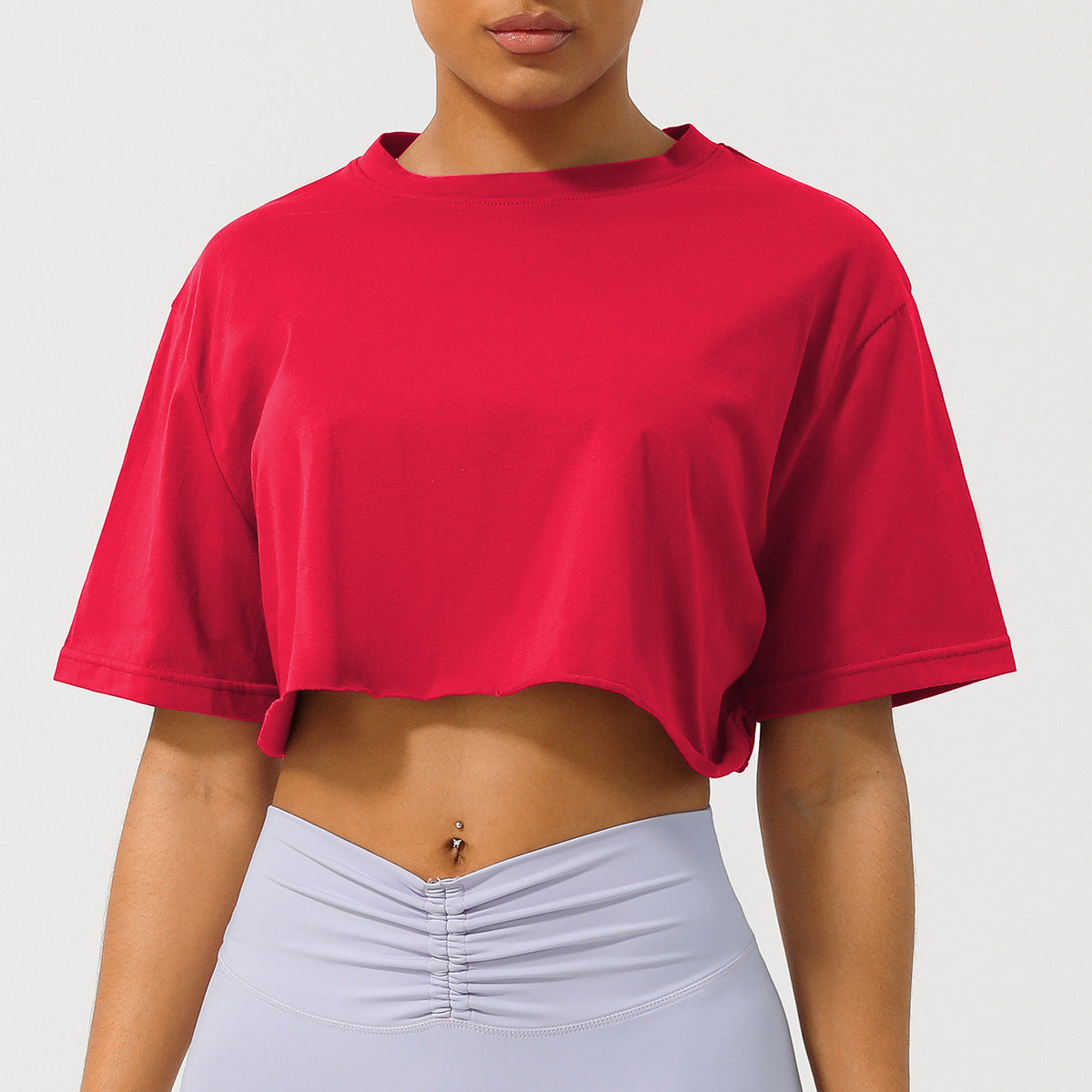 CASSIA | Relaxed Fit Crop Tee