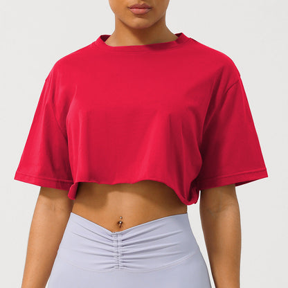 CASSIA | Relaxed Fit Crop Tee