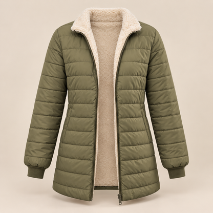 Harriet | Teddy-Lined Quilted Jacket
