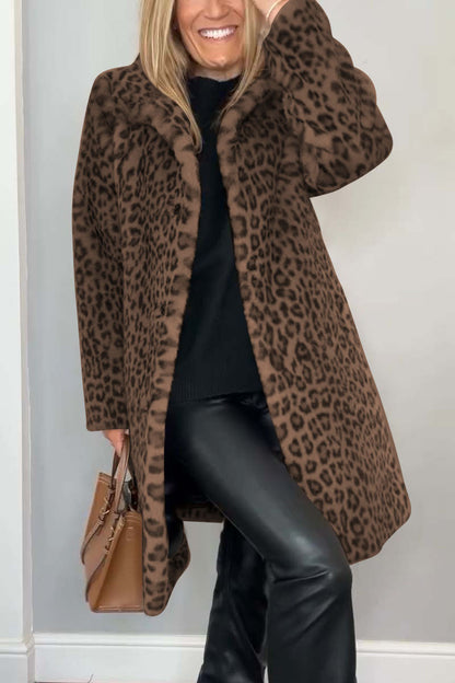 ROSA |  Leopard Winter Coat