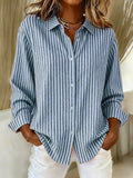 JACQUELINE | STRIPED BUTTON-DOWN SHIRT