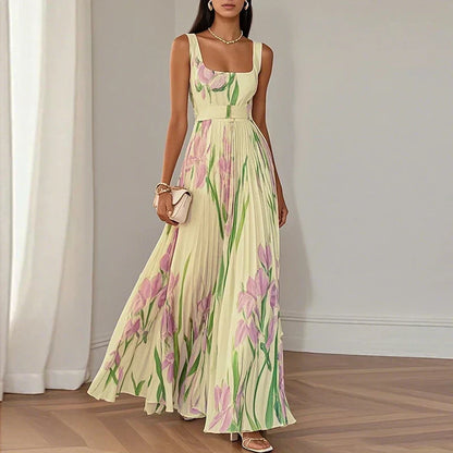 Iris | Elegant Floral Summer Dress