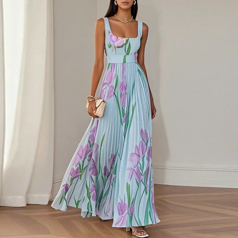 Iris | Elegant Floral Summer Dress