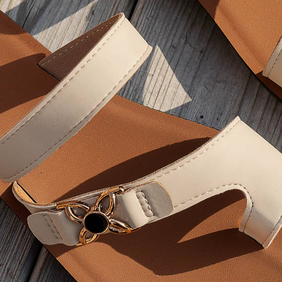 Elsa™ | Comfortable Slip-On Flat Sandals
