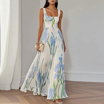 Iris | Elegant Floral Summer Dress