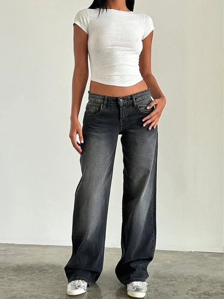 SYLVAINE | Vintage Casual Baggy Jeans