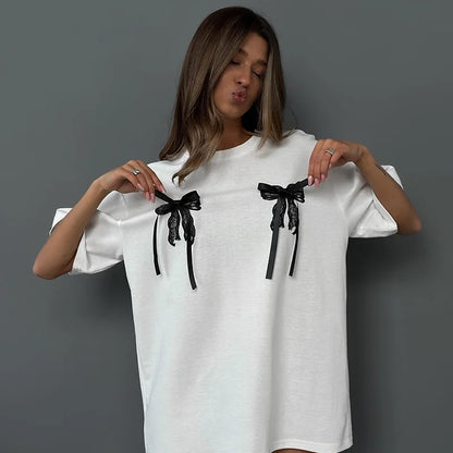 TALIE | Cute & Comfy Bow Tee