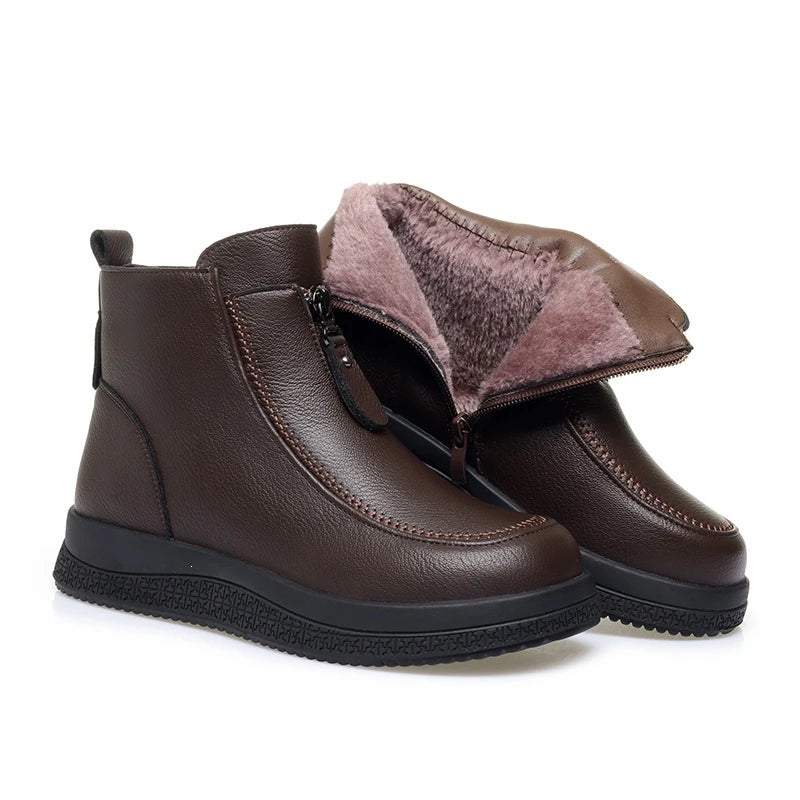 Marigold™ | Fleece-Lined Zip Comfort Boots