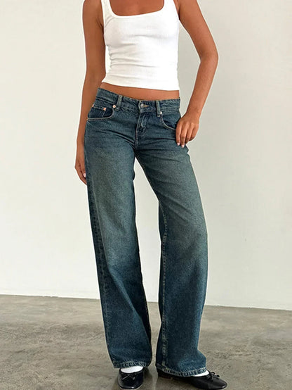 SYLVAINE | Vintage Casual Baggy Jeans