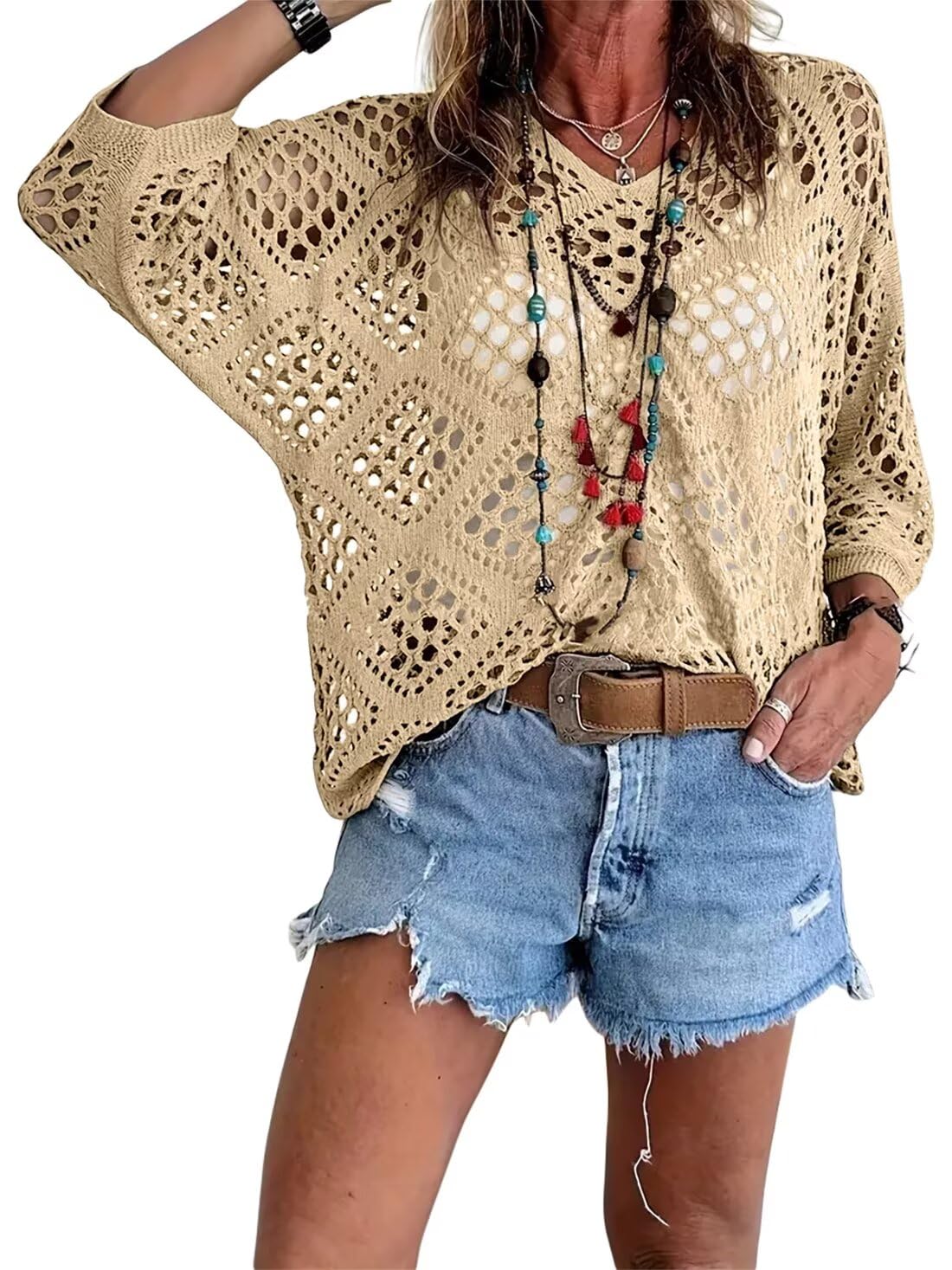 Triana | Relaxed Open-Knit Jumper