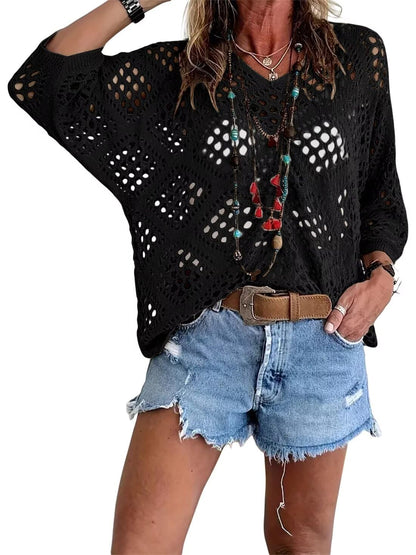 Triana | Relaxed Open-Knit Jumper