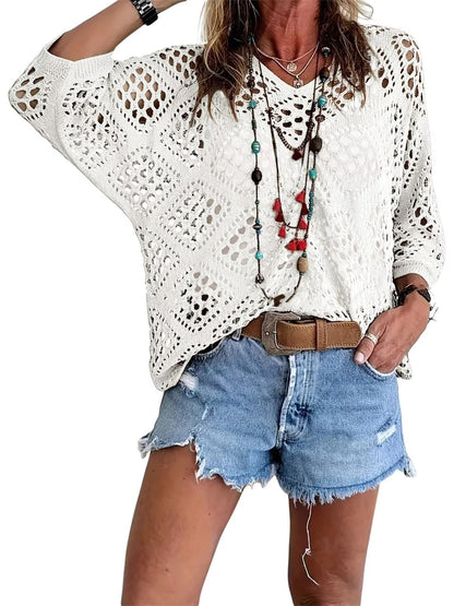 Triana | Relaxed Open-Knit Jumper