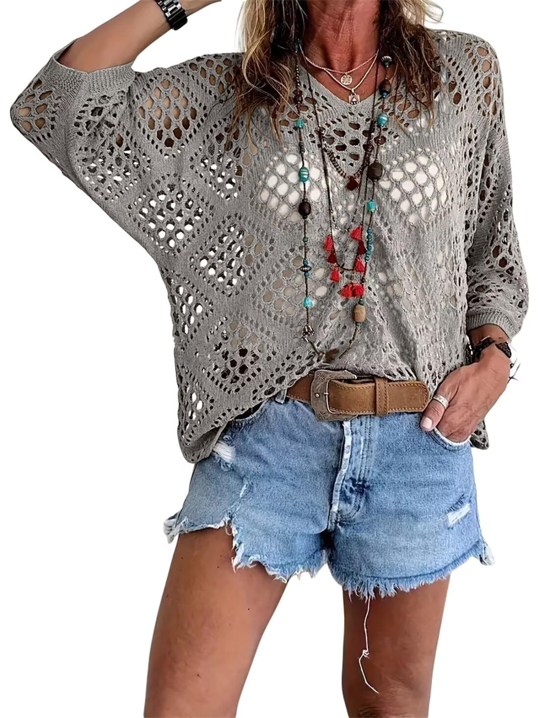 Triana | Relaxed Open-Knit Jumper