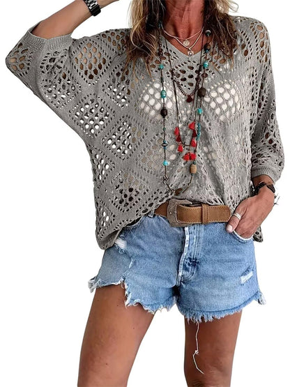 Triana | Relaxed Open-Knit Jumper