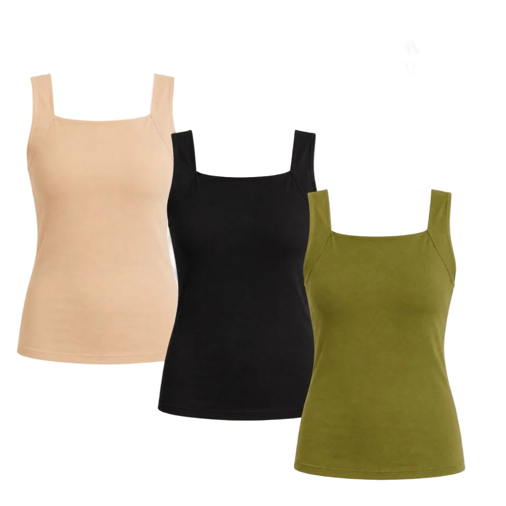 MARIANNE | BUILT-IN BRA SHAPER TANK TOP