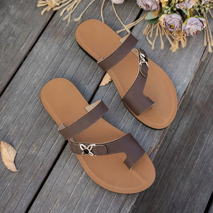 Elsa™ | Comfortable Slip-On Flat Sandals