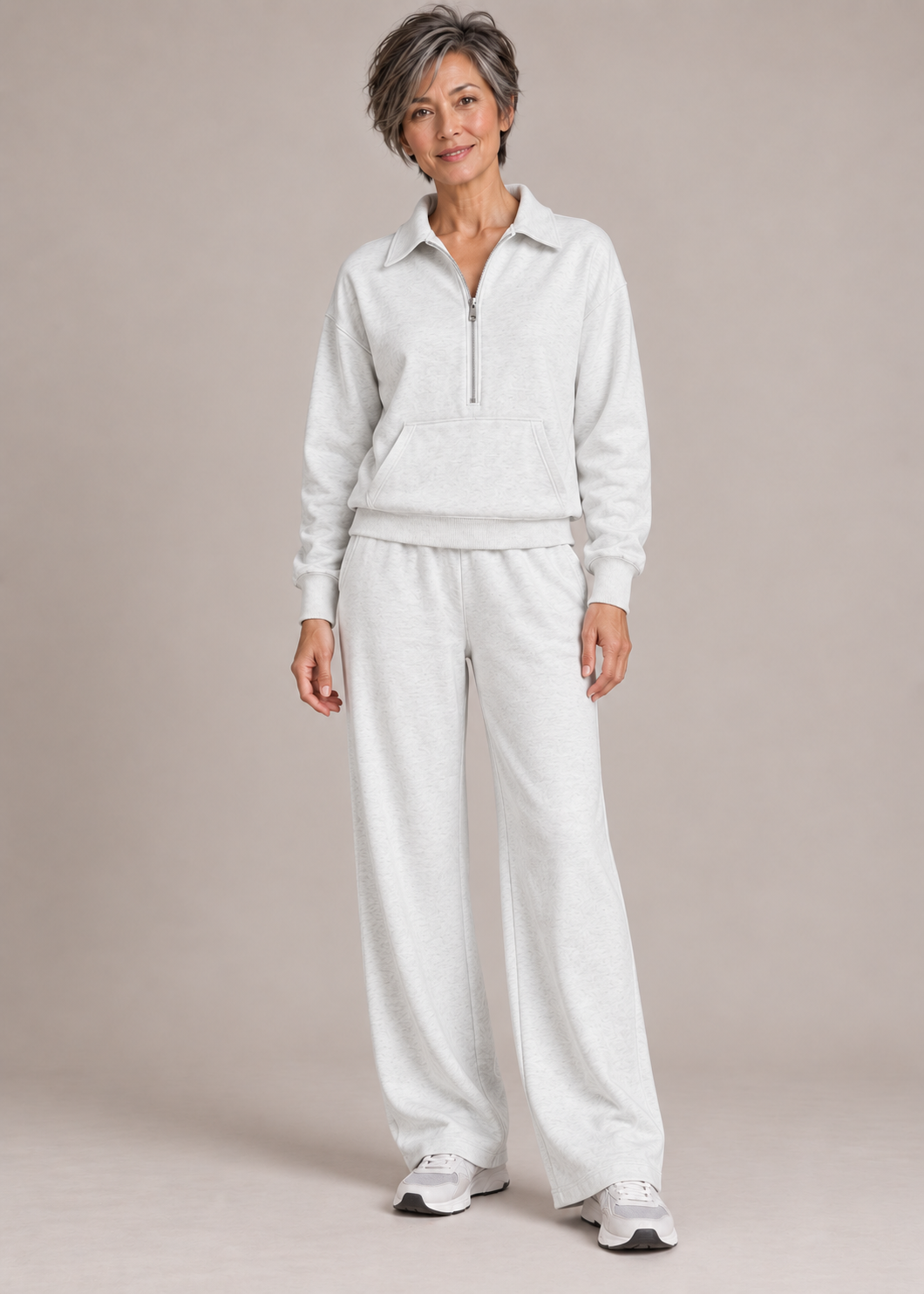 Charlotte™ | Half-Zip Wide-Leg Two-Piece Set