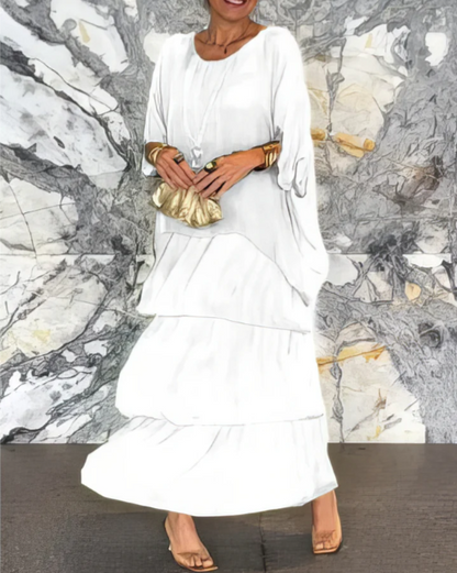 Dahlia | Flowing Ruffle Maxi Dress