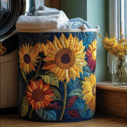 The Artisan Quilted Laundry Basket