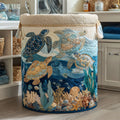 The Artisan Quilted Laundry Basket